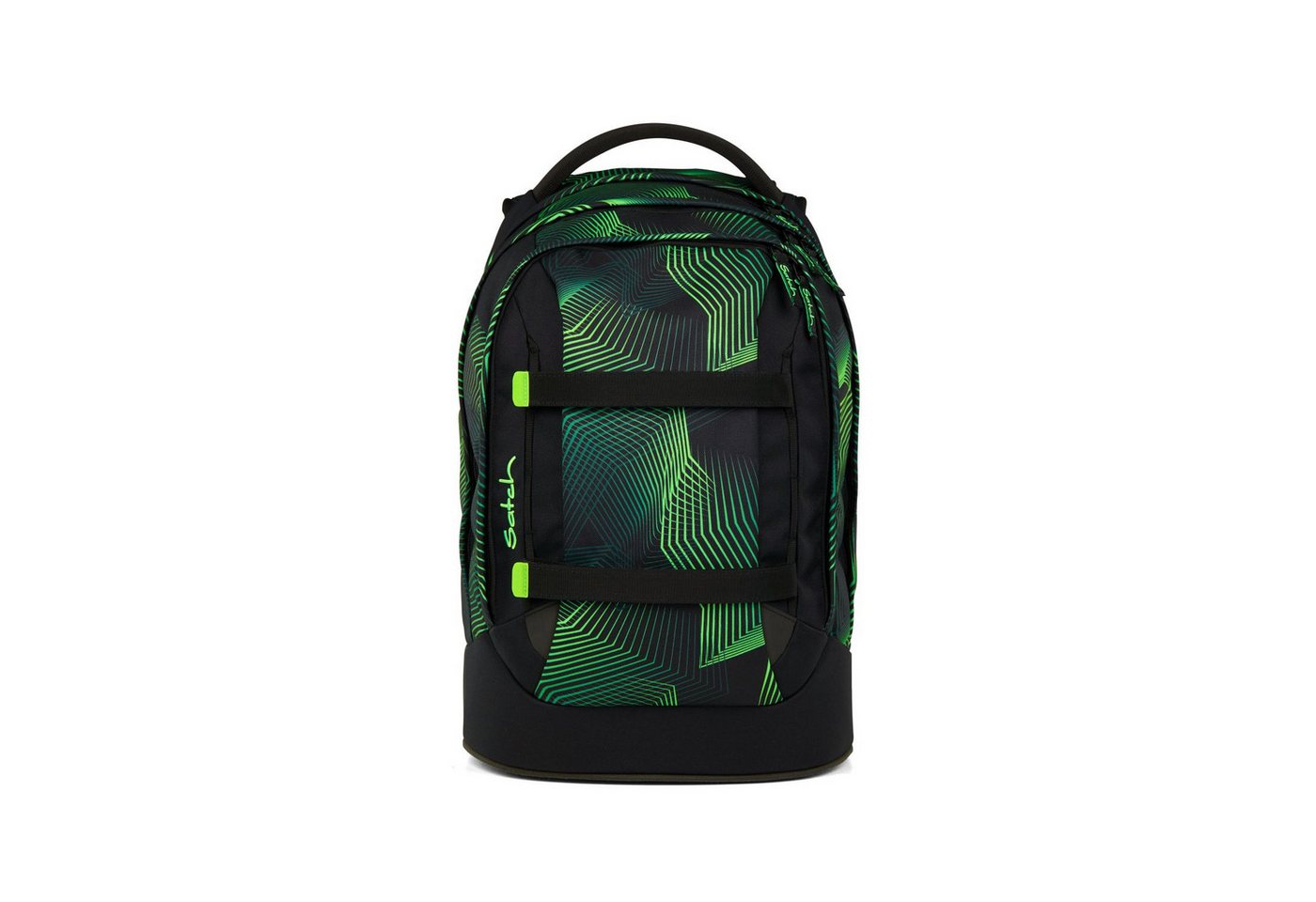 Satch Schulrucksack Satch pack Schulrucksack Seismic Green schwarz von Satch