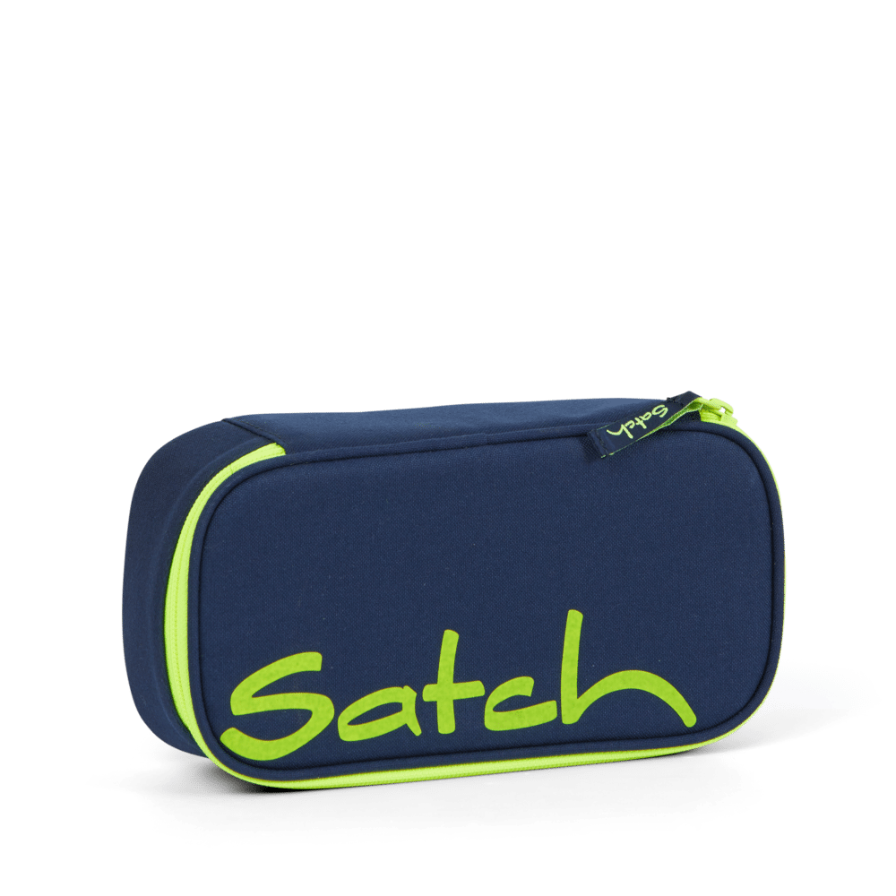 Satch - satch Schlamperbox Toxic Yellow Dunkelblau - Gr. - One Size von Satch