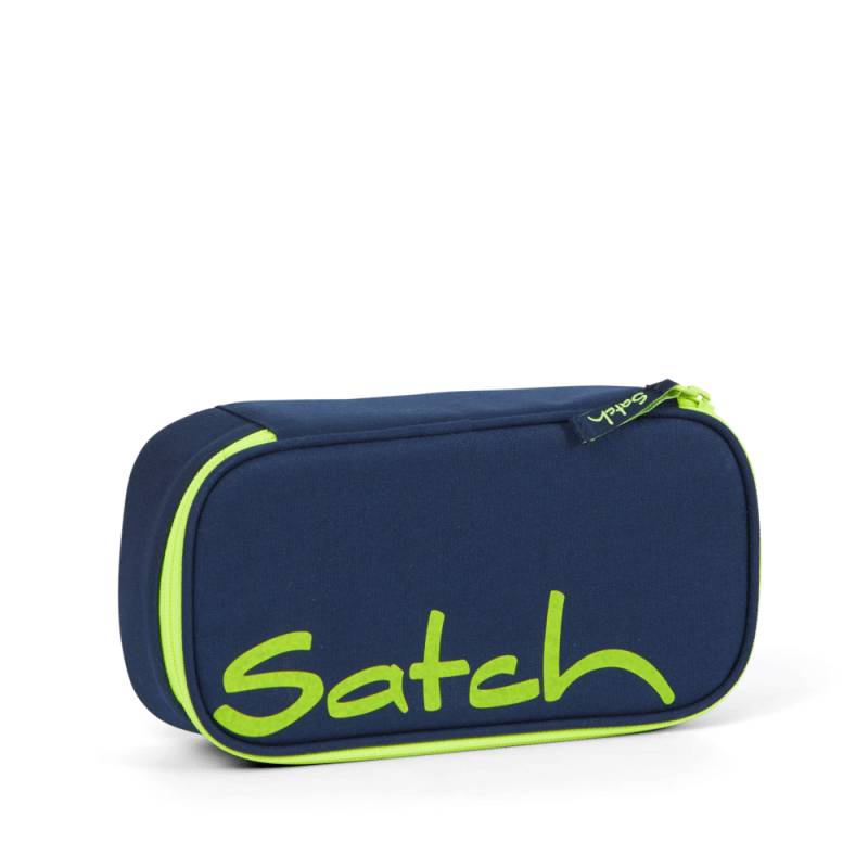 Satch - satch Schlamperbox Toxic Yellow Dunkelblau - Gr. - One Size von Satch