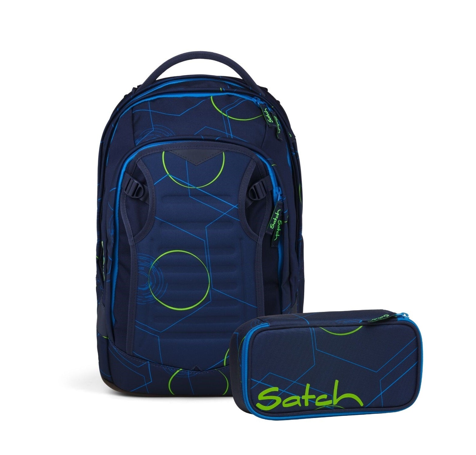 Schulrucksack-Set MATCH PLUS Blue Tech 2-teilig von Satch