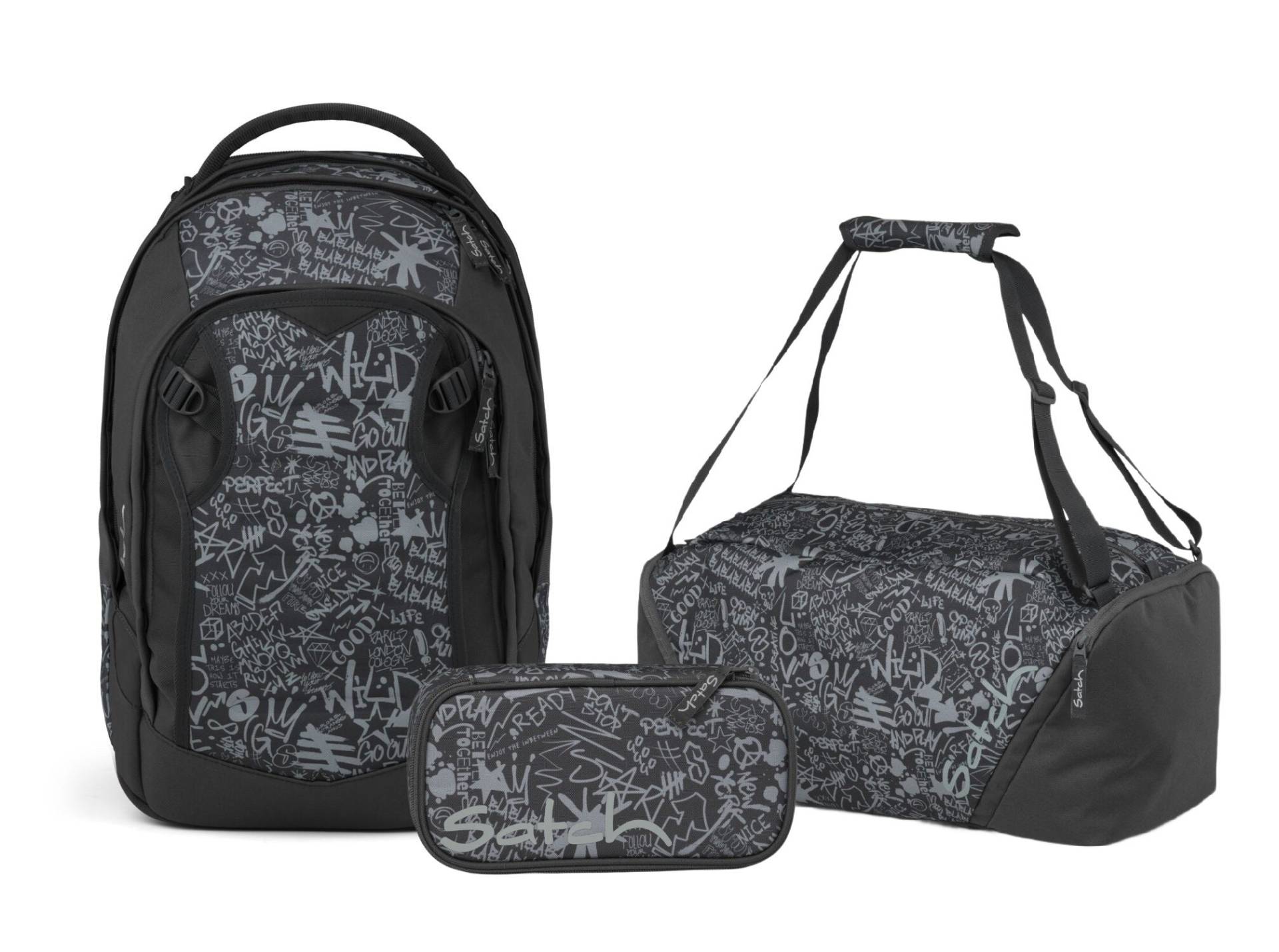 Schulrucksack-Set MATCH PLUS Street Ink 3-teilig von Satch