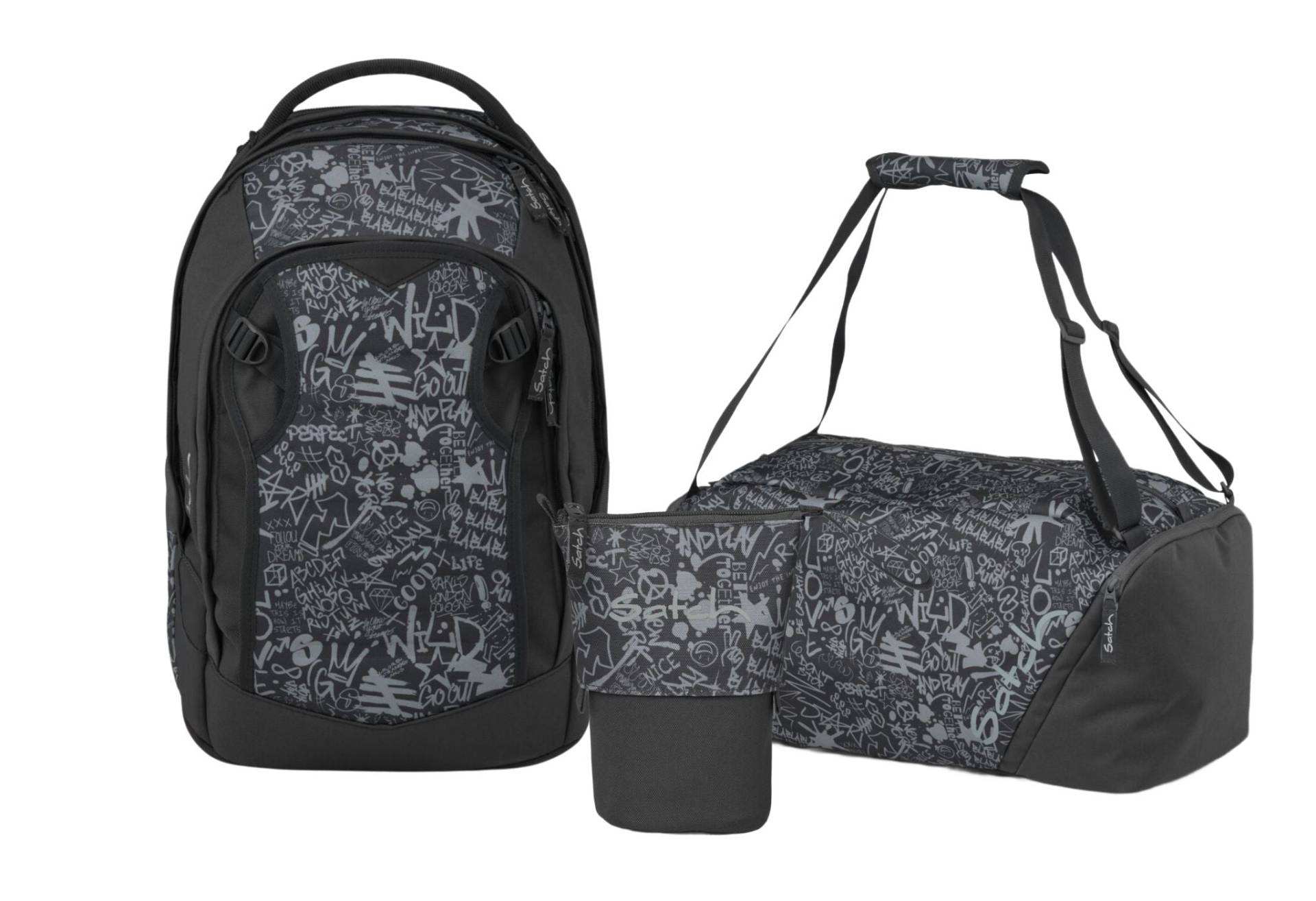 Schulrucksack-Set MATCH PLUS Street Ink 3-teilig von Satch