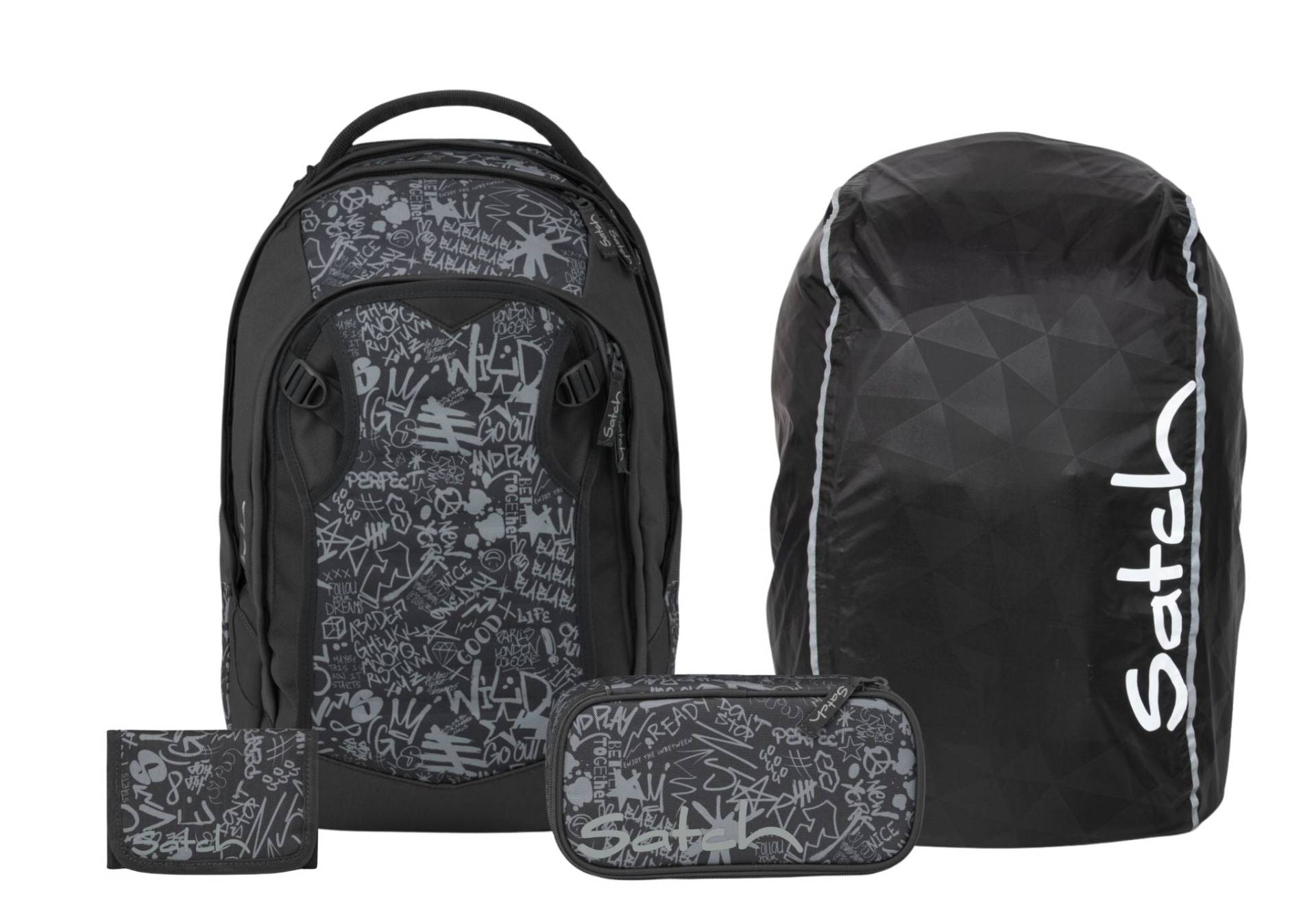 Schulrucksack-Set MATCH PLUS Street Ink 4-teilig von Satch