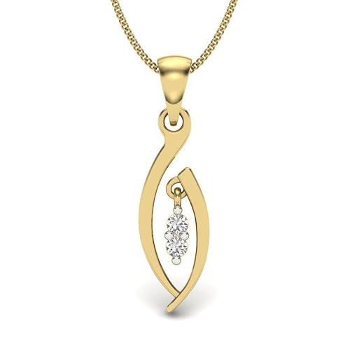 Satfale Jewellers 22K/18K echt zertifiziert Geldstrafe Gelb Gold Anmutig CZ von Satfale Jewellers