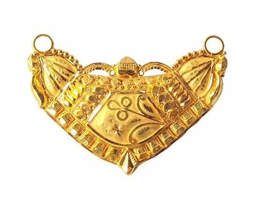 Satfale Jewellers 22K/18K echt zertifiziert Geldstrafe Gelb Gold Göttlich Mangalsutra-Anhänger von Satfale Jewellers