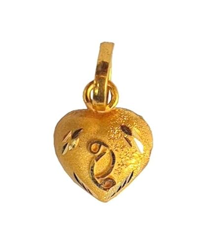 Satfale Jewellers 22K/18K echt zertifiziert Geldstrafe Gelb Gold Herzform von Satfale Jewellers