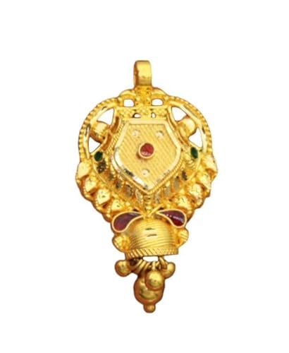 Satfale Jewellers 22K/18K echt zertifiziert Geldstrafe Gelb Gold Nobel Mangalsutra-Anhänger von Satfale Jewellers