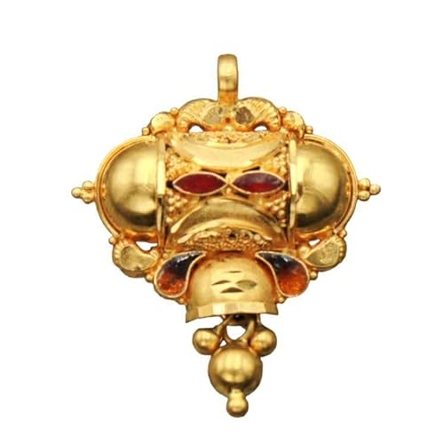 Satfale Jewellers 22K/18K echt zertifiziert Geldstrafe Gelb Gold Schön Mangalsutra-Anhänger von Satfale Jewellers