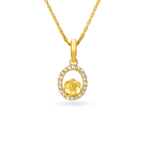 Satfale Jewellers 22K/18K echt zertifiziert Geldstrafe Gelb Gold Schöner CZ von Satfale Jewellers