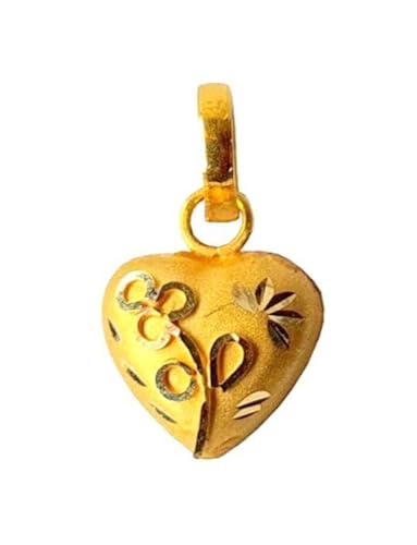 Satfale Jewellers 22K/18K echt zertifiziert Geldstrafe Gelb Gold Spikes Herz von Satfale Jewellers