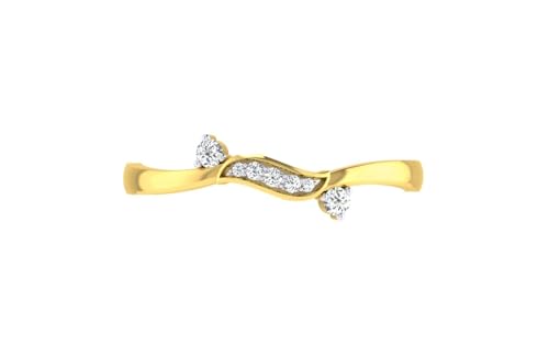 Satfale Jewellers Massives 22K/18K Fein Gelb Gold-zertifiziert Frauen und Mädchen Band Ring von Satfale Jewellers