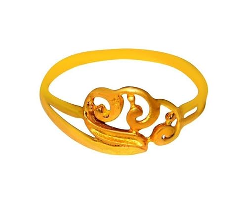 Satfale Jewellers Massives 22K/18K Fein Gelb Gold-zertifiziert Frauen und Mädchen Stapel Ring von Satfale Jewellers