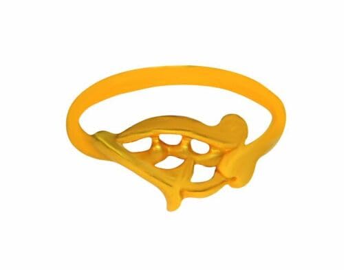 Satfale Jewellers Massives 22K/18K Fein Gelb Gold-Zertifiziert Frauen und Mädchen Stapel Ring von Satfale Jewellers