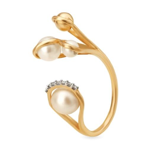 Satfale Jewellers Massives 22K/18K Fein Gelb Gold-zertifiziert Frauen und Mädchen Stellungnahme Ring von Satfale Jewellers
