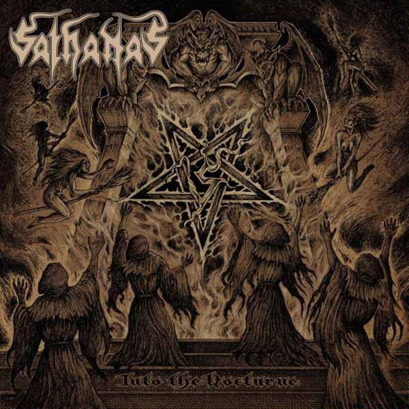Sathanas Into The Nocturne LP multicolor von Sathanas