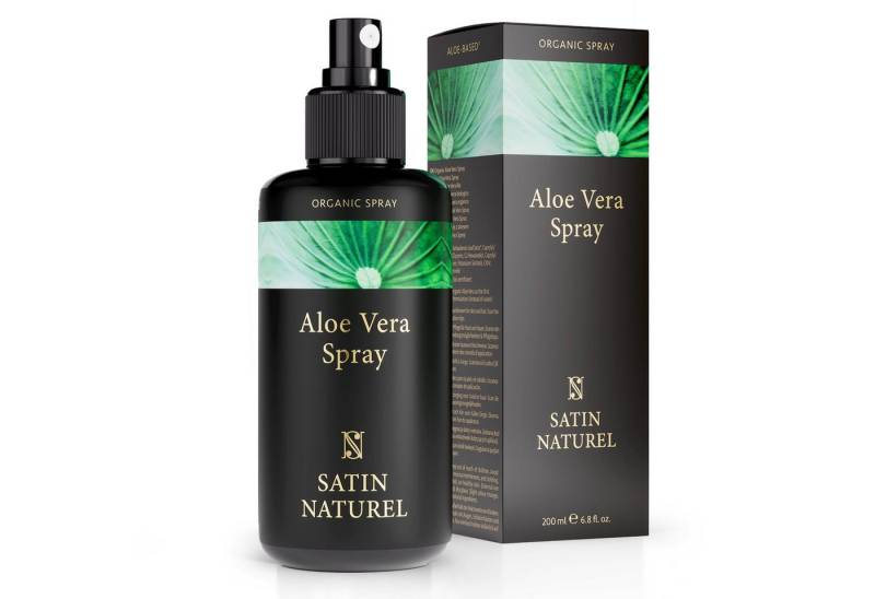 Satin Naturel Gesichtsspray Aloe Vera Bio Spray - Erfrischender Face Mist mit Lotusblütenduft, 1-tlg. von Satin Naturel