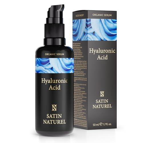 Satin Naturel Hyaluron Serum hochdosiert 50ml - Hyaluronsäure Serum Gesicht - Vegan - Gesichtspflege Männer und Frauen - Anti Aging Hyaluronic Acid Gesichtsserum mit Bio Aloe Vera - Made in Germany Satin Naturel Hyaluron Serum hochdosiert 50ml - Hyaluronsäure Serum Gesicht - Vegan - Gesichtspflege Männer und Frauen - Anti Aging Hyaluronic Acid Gesichtsserum mit Bio Aloe Vera - Made in Germany von SatinNaturel
