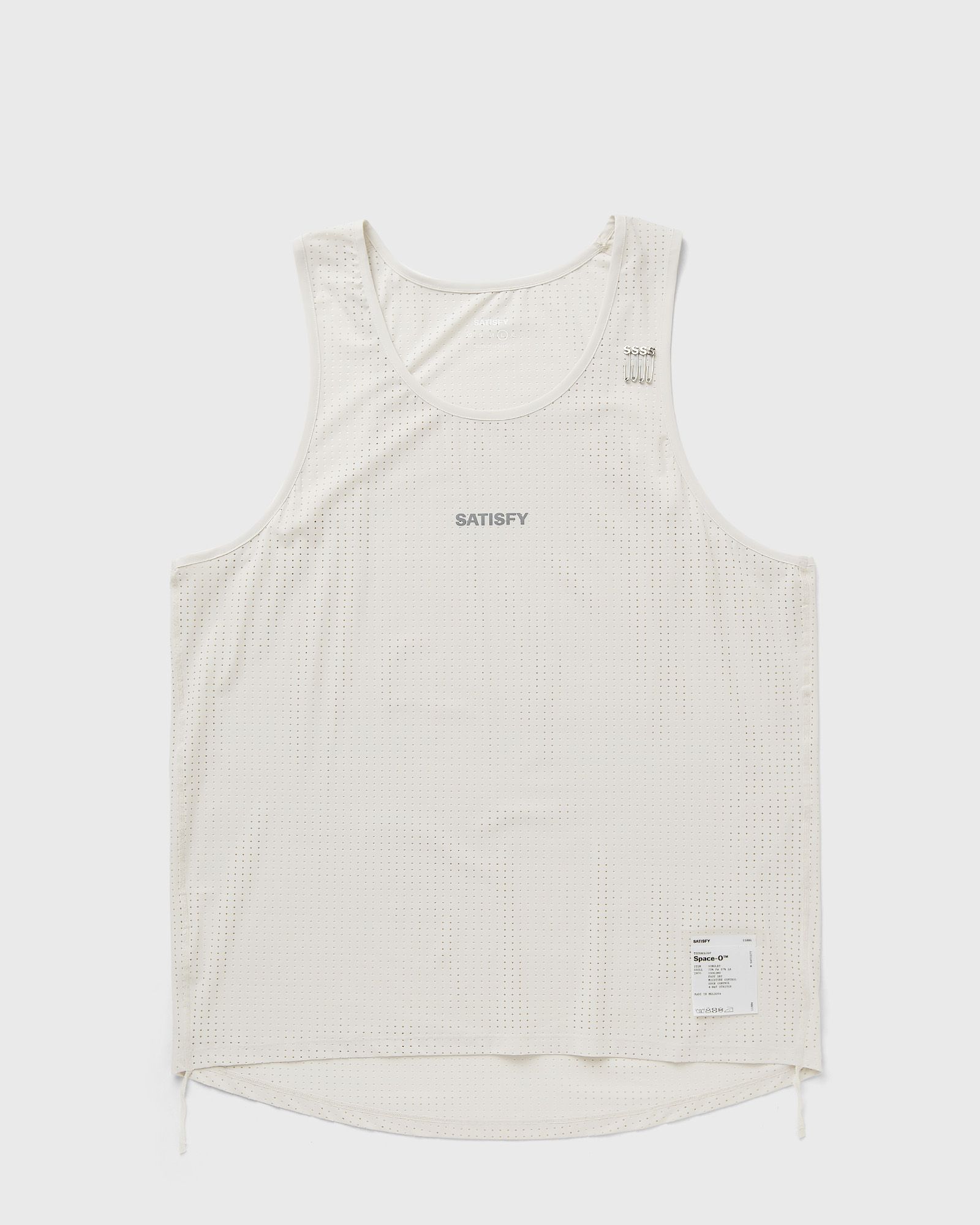 Satisfy Running Space-O Singlet Top men Tank Tops white in Größe:L von Satisfy Running