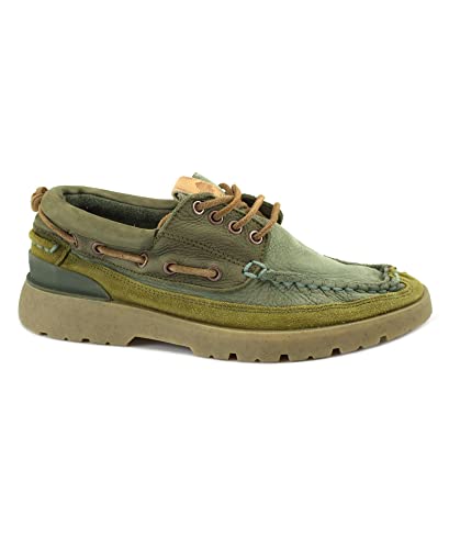 Satorisan 110102 Earth wildgrasgrüne Herrenschuhe Sneakers Lederschnürsenkel 41 von Satorisan