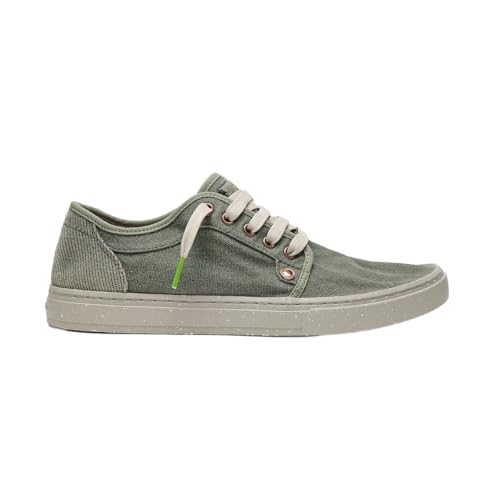 Satorisan - Heisei Gaia Terra.2 - Casual Sneaker Herren und Damen - Vintage Textil Sportschuhe Bequem, Nachhaltig und Dauerhaft - Farbe Wild Grass - Größe 45 von Satorisan