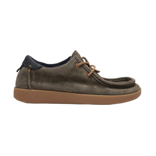 Satorisan - Kwahu Winter Suede - Wallaby Mokassin Herren - Leder Mokassins Bequem, Nachhaltig und Dauerhaft - Farbe Deep Khaki - Größe 46 von Satorisan