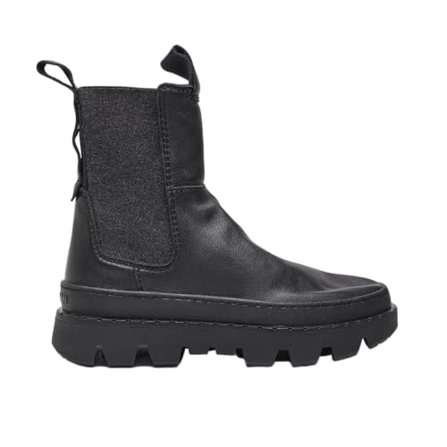 Satorisan - Unalome Elastics Premium - High-top Damen - Vintage Leder Stiefel Bequem, Nachhaltig und Dauerhaft - Farbe Black - Größe 36 von Satorisan