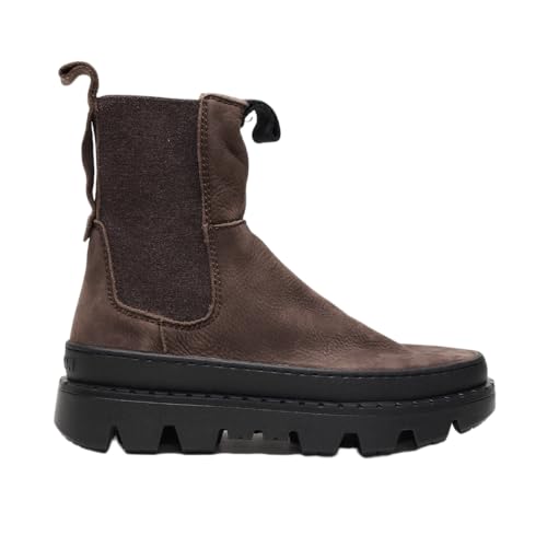 Satorisan - Unalome Elastics Premium - High-top Damen - Vintage Leder Stiefel Bequem, Nachhaltig und Dauerhaft - Farbe Dark Brown - Größe 38 von Satorisan