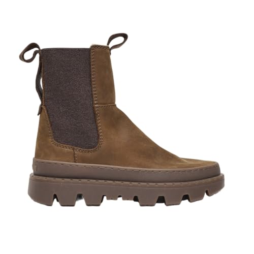 Satorisan - Unalome Elastics Premium - High-top Damen - Vintage Leder Stiefel Bequem, Nachhaltig und Dauerhaft - Farbe Mid Brown - Größe 38 von Satorisan