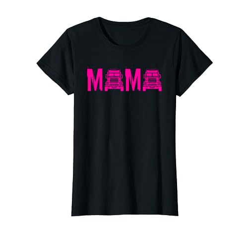Trucker Mama Berufskraftfahrer Fernfahrer LKW Fahrerin T-Shirt Trucker Mama Berufskraftfahrer Fernfahrer LKW Fahrerin T-Shirt von Sattelzug und Fernkraftfahrer Geschenke Outfits