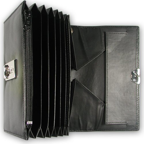 Gastro Kellnerbörse, mit Kettenöse, Damen und Herren Kellnerbörse, Leder, schwarz Gastro Kellnerbörse, mit Kettenöse, Damen und Herren Kellnerbörse, Leder, schwarz von Sattler & Co.