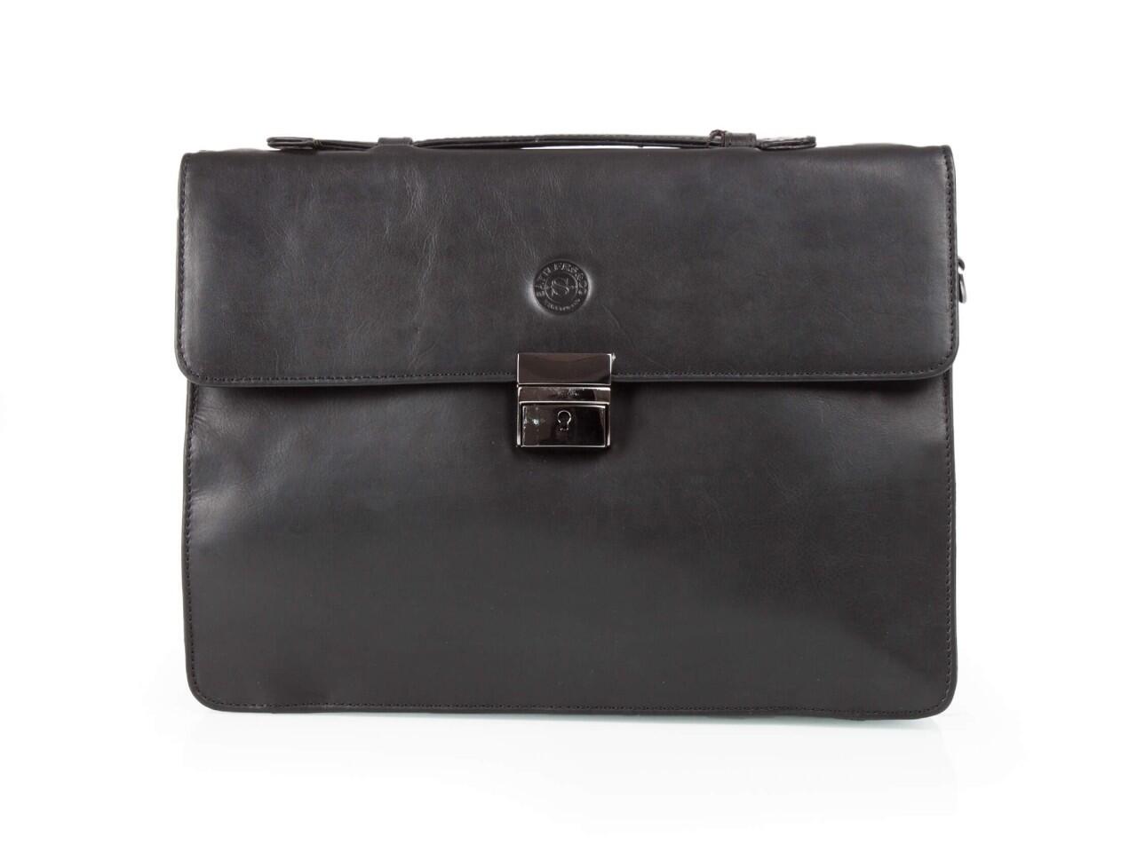 Sattlers & Co - Sattlers & Co The Barn Maceo Aktentasche #68*001 Black von Sattlers & Co