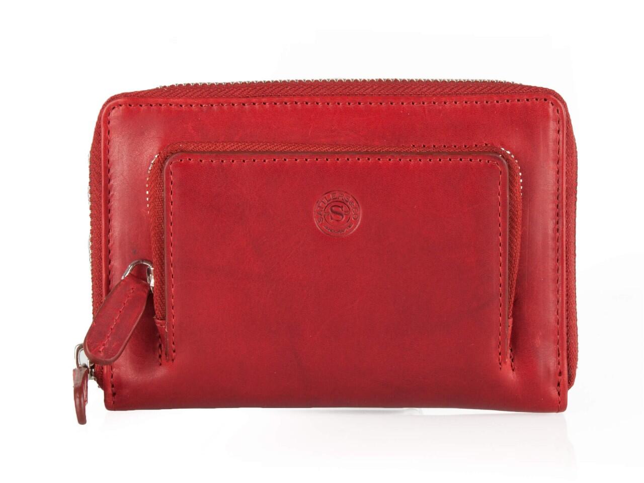 Sattlers & Co - Sattlers & Co The Jockey Kronos Geldbörse #65*013 red von Sattlers & Co