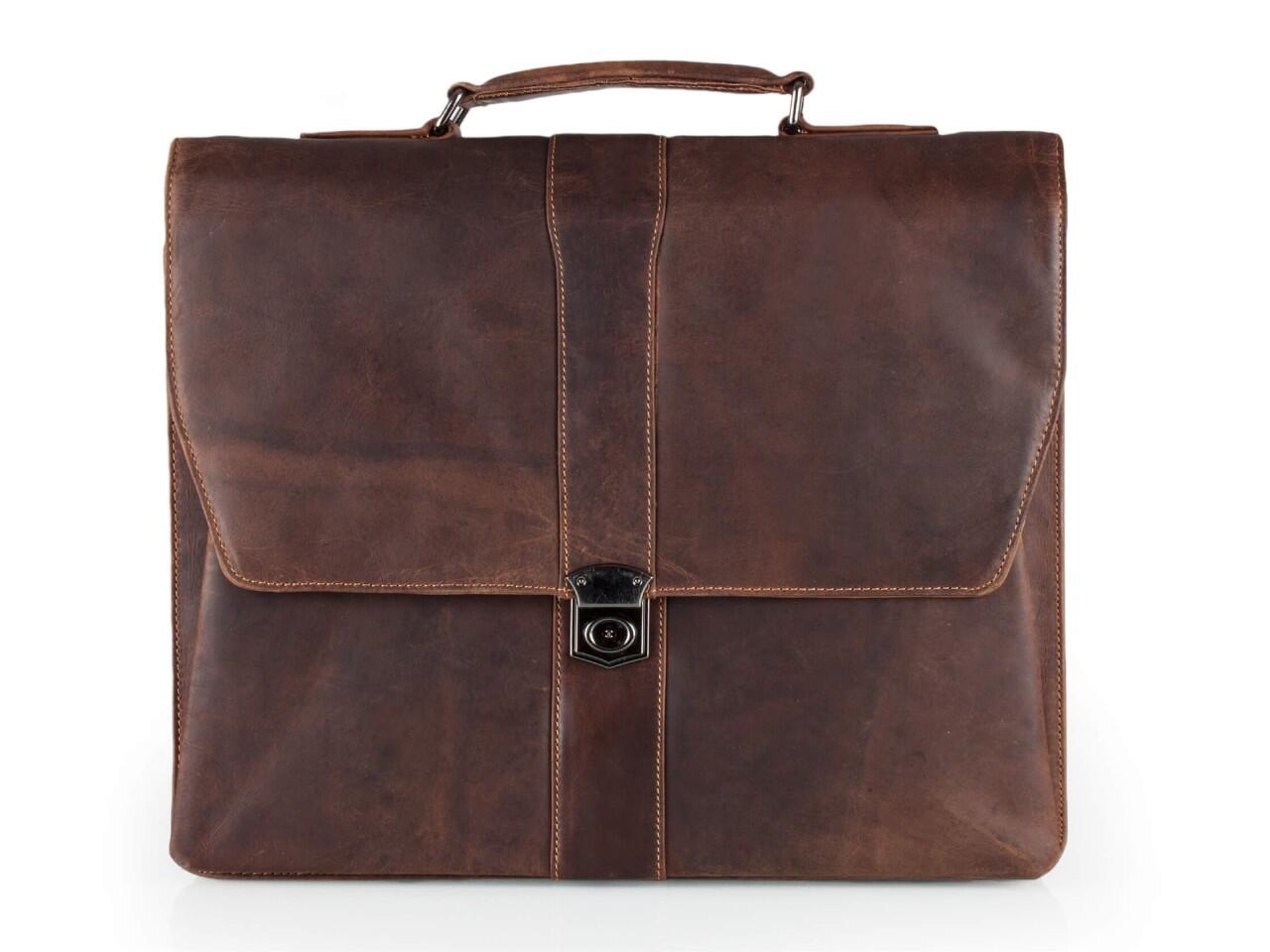 Sattlers & Co - Sattlers & Co The Standardo Vestri Aktentasche #84*019 Khaki von Sattlers & Co