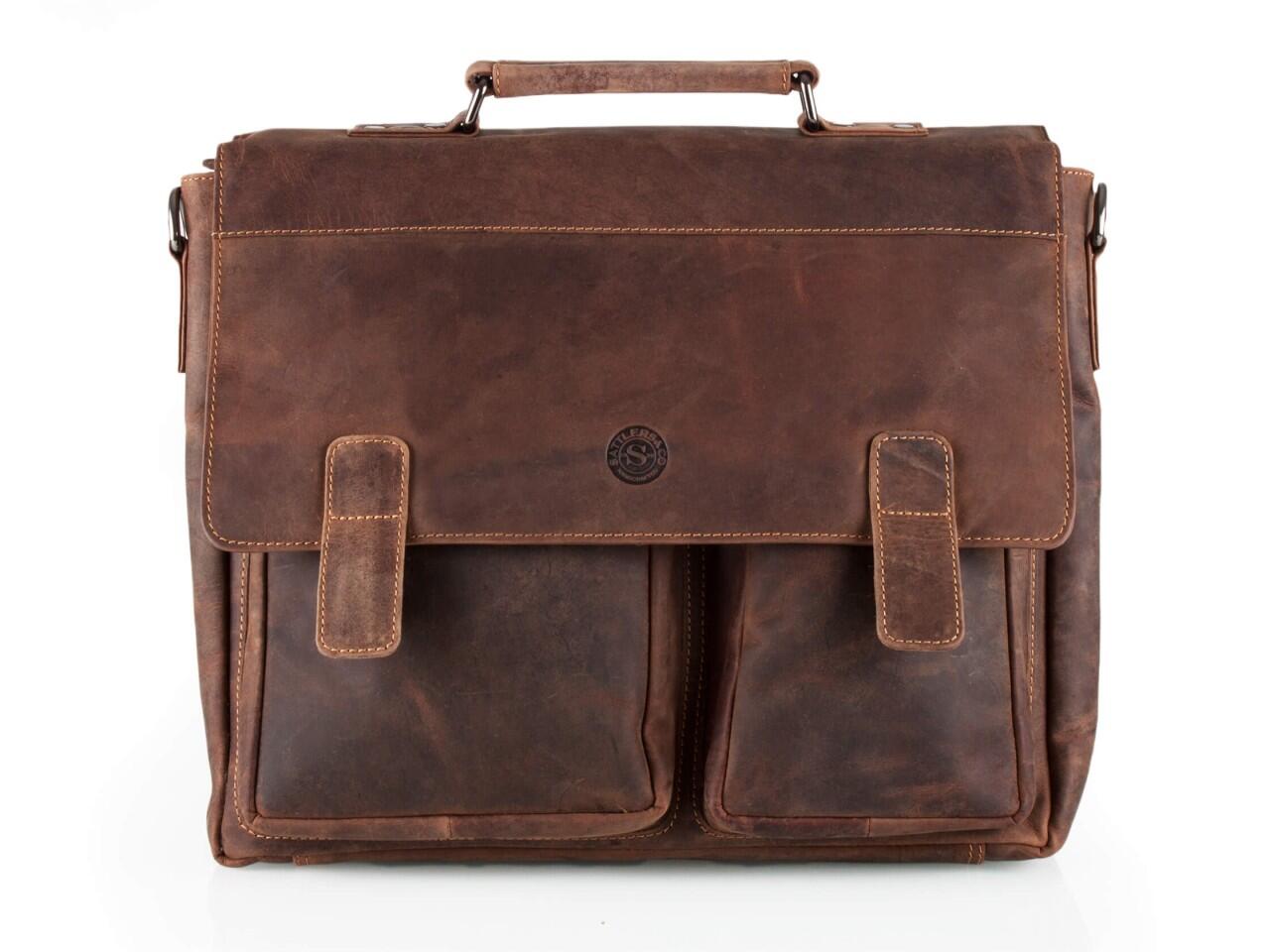 Sattlers & Co - Sattlers & Co The Standardo Virado Aktentasche #84*031 Khaki von Sattlers & Co