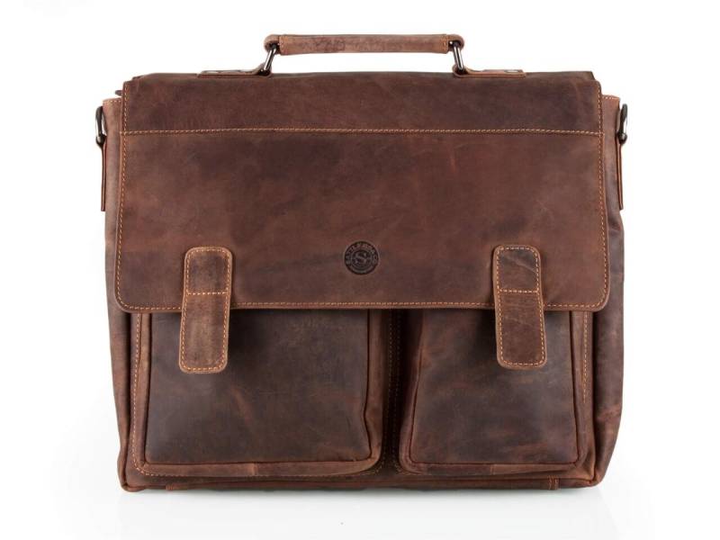 Sattlers & Co - Sattlers & Co The Standardo Virado Aktentasche #84*031 Khaki von Sattlers & Co