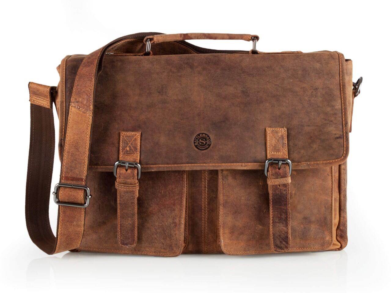Sattlers & Co - Sattlers & Co The Standardo Volsungur Aktentasche #84*048 camel von Sattlers & Co