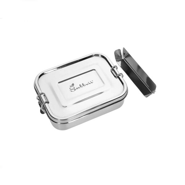 Sattvii® Klimaneutrale Premium Edelstahl Bento Box | Brotdose & Lunchbox mit Trennwänden von Sattvii®