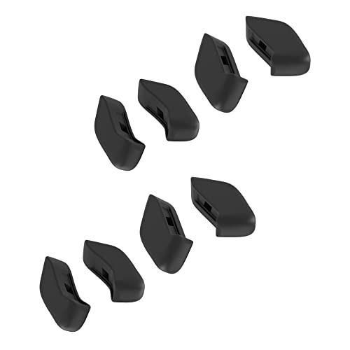 2 Paar Nasenpads für Oakley Flak Draft/Flak Beta Sonnenbrille, (Black Nosepads), Einheitsgröße von Saucer