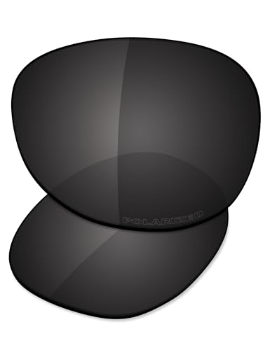 Saucer Premium-Ersatzgläser, kompatibel mit Ray-Ban New Wayfarer RB2132 58 mm Sonnenbrille, Carbon-Schwarz, polarisiert, Einheitsgröße von Saucer