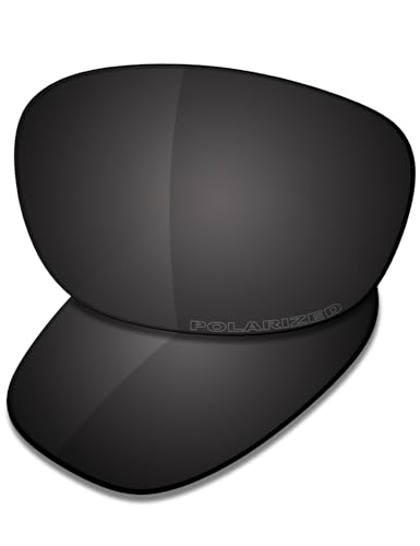 Saucer Premium-Ersatzgläser, kompatibel mit Wiley X Gravity 63 mm Sonnenbrillen, Carbon-Schwarz, polarisiert, Einheitsgröße von Saucer