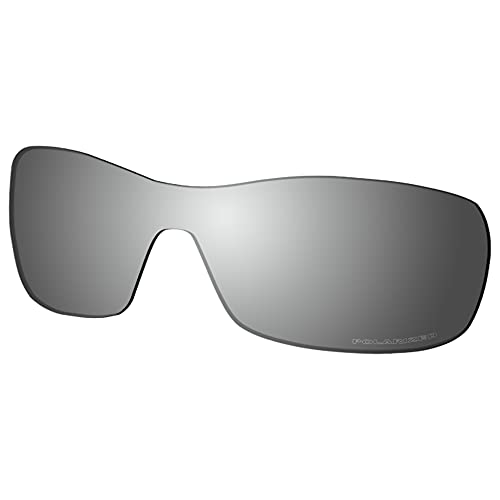 Saucer Premium Ersatzgläser für Oakley Antix Sonnenbrillen High Definition - Chrome Metal Polarisiert von Saucer