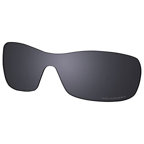 Saucer Premium Ersatzgläser für Oakley Antix Sonnenbrillen High Definition - Shield Black Polarisiert von Saucer