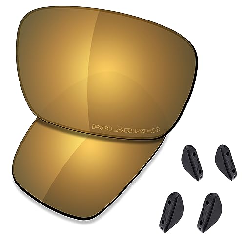 Saucer Premium Ersatzgläser für Oakley Badman OO6020 Sonnenbrillen High Defense - Bronze Gold Polarisiert von Saucer