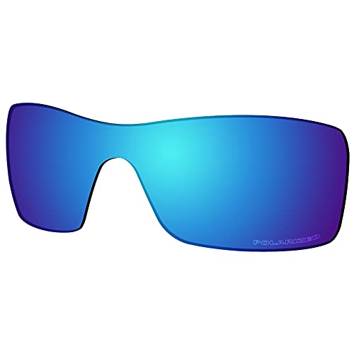 Saucer Premium Ersatzgläser für Oakley Batwolf OO9101 Sonnenbrillen High Definition - Glacier Blue Polarisiert von Saucer