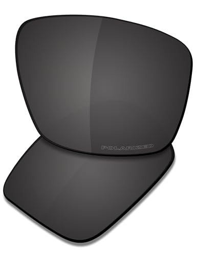 Saucer Premium Ersatzgläser für Oakley Cables OO9129 Sonnenbrille, Hohe Verteidigung – Carbon-Schwarz, polarisiert, Einheitsgröße von Saucer
