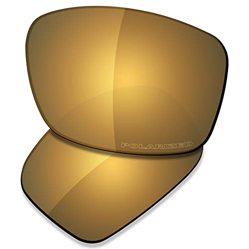 Saucer Premium Ersatzgläser für Oakley Canteen 2014 OO9225 Sonnenbrillen High Defense - Bronze Gold Polarisiert von Saucer