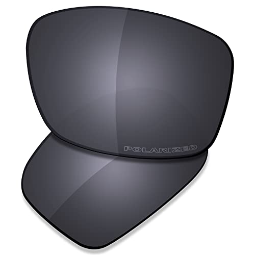 Saucer Premium Ersatzgläser für Oakley Canteen 2014 OO9225 Sonnenbrillen High Definition - Shield Black Polarisiert von Saucer