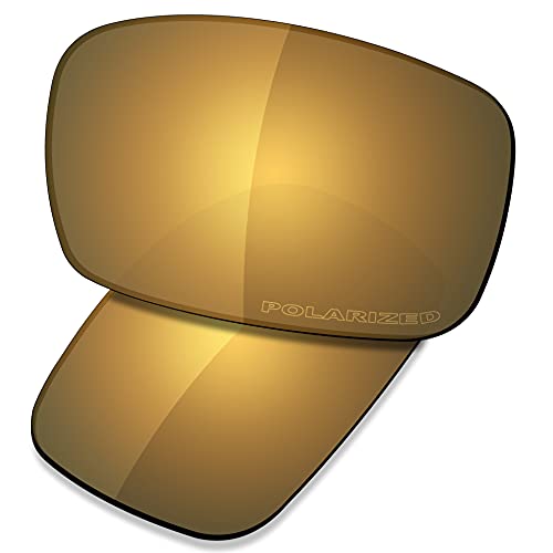 Saucer Premium Ersatzgläser für Oakley Crankshaft OO9239 Sonnenbrillen High Defense - Bronze Gold Polarisiert von Saucer