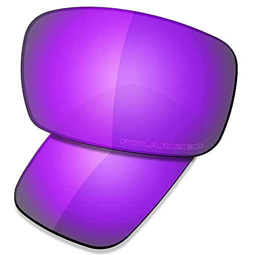 Saucer Premium Ersatzgläser für Oakley Crankshaft OO9239 Sonnenbrillen High Defense - Violet Purple Polarisiert von Saucer