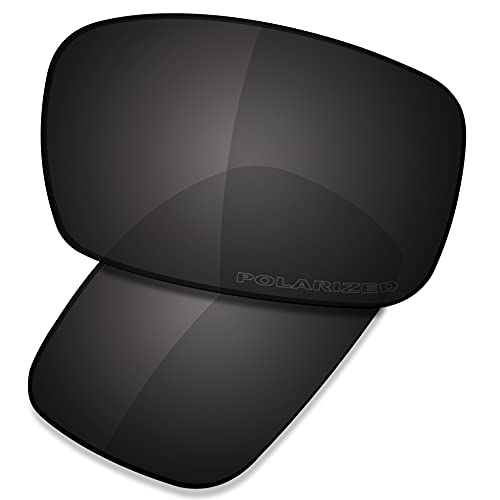 Saucer Premium Ersatzgläser für Oakley Crankshaft OO9239 Sonnenbrillen High Definition - Carbon Black Polarisiert von Saucer